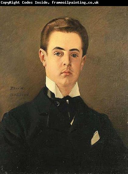 Vaclav Brozik A Portrait of the Artist Son, Maurice